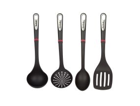 Tefal Ingenio, 4 pieces, black/red - Kitchen tools set