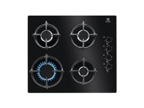 Electrolux 600, laius 59 cm, must - Integreeritav gaasipliidiplaat