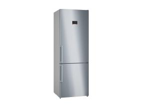 Bosch, NoFrost, 440 L, kõrgus 203 cm, roostevaba teras - Külmik