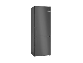 Bosch, NoFrost, 440 L, height 203 cm, black - Refrigerator