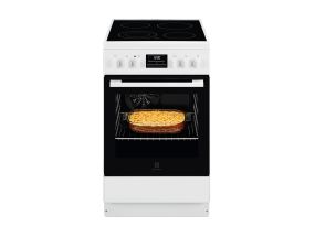 Electrolux 600 Series, 58 L, laius 50 cm, valge - Keraamiline pliit