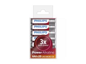 Patarei Philips LR03P AAA Power Alkaline (20 tk)