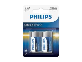 2 x Patarei Philips LR14E C 2 Ultra Alkaline