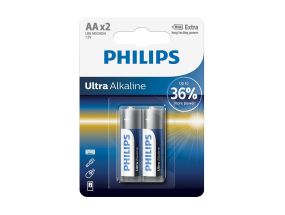 2 x Patarei Philips LR6E AA 2Ultra Alkaline