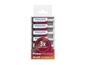 Batteries PHILIPS LR6P AA Power Alkaline (20 pcs)