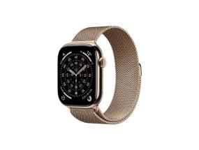 Apple Watch 11, 42 mm, GPS + Cellular, Milanese loop, titaan, kuldne - Nutikell