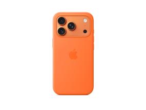 Apple Silicone Case with Magsafe, iPhone 17 Pro, oranž - Ümbris