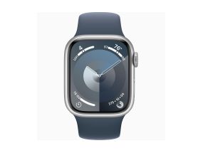 Apple Watch Series 9 GPS + Cellular, 41 mm, Sport Band, S/M, hõbe/sinine - Nutikell