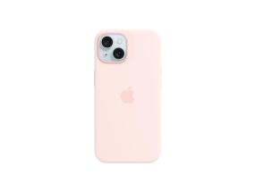 Apple Silicone Case with Magsafe, iPhone 15, roosa - Ümbris