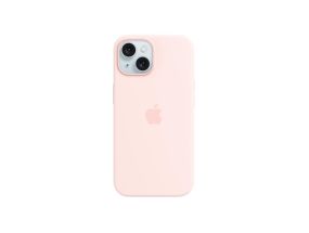Apple Silicone Case with Magsafe, iPhone 15, pink - Case