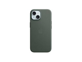 Чехол Apple FineWoven с MagSafe, iPhone 15, зеленый — Чехол