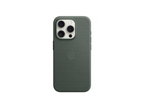 Apple FineWoven Case with MagSafe, iPhone 15 Pro, зеленый - Чехол