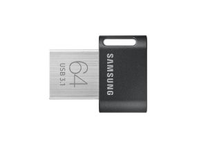 SAMSUNG FIT Plus, USB 3.1, 64 GB, must - Mälupulk