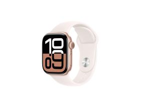 Apple Watch Series 10 GPS, 42 мм, sport band, S/M, розовый алюминий / розовый - Смарт-часы