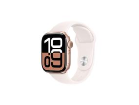 Apple Watch Series 10 GPS + Cellular, 42 mm, sport band, S/M, roosa alumiinium / roosa - Nutikell