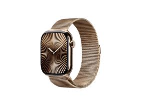 Apple Watch Series 10 GPS + Cellular, 46 mm, Milanese loop, M/L, kuld titaan / gold - Nutikell