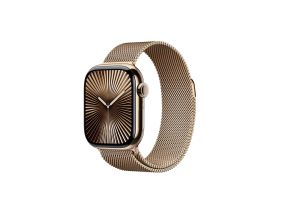 Apple Watch Series 10 GPS + Cellular, 42 мм, Milanese loop, золотистый титан / золотистый - Смарт-часы