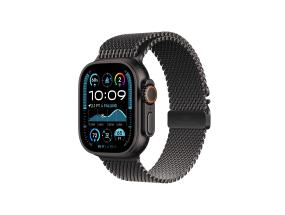 Apple Watch Ultra 2, 49 mm, Titanium Milanese Loop, Large, must titaan / must - Nutikell