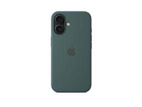 Apple Silicone Case with Magsafe, iPhone 16, roheline - Ümbris
