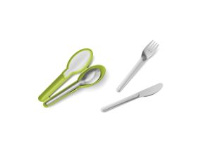 Tefal Masterseal To Go, stainless steel/green - Cutlery set