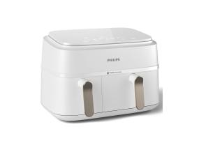 Philips 3000 Seeria Dual Basket Airfryer, 9 L, 2750 W, kaks korvi, valge - Kuumaõhufritüür