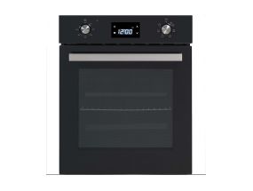 Schlosser, 52 L, steam cleaning, black - Built-in oven