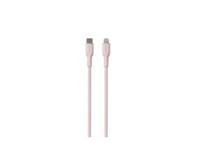 Puro SOFT, USB-C, Lightning, 1,5 m, roosa - Kaabel