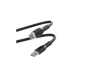 Puro Soft, USB-C / USB-C, 1,5 m, black - Cable