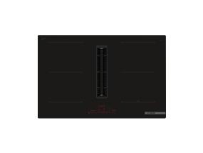 Bosch, Seeria 6, laius 80 cm, raamita, must - Integreeritav induktsioonpliidiplaat õhupuhastiga