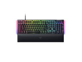 Razer BlackWidow V4, Green Switch, механическая, US, черный - Клавиатура