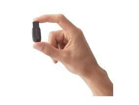 SanDisk Cruzer Blade, USB-A, 64 GB, must - Mälupulk