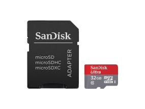 MicroSDXC mälukaart SanDisk Ultra + adapter (32 GB)