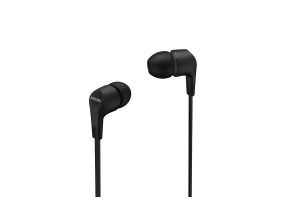 Philips TAE1105BK, 3.5 mm, black - Wired in-ear headphones