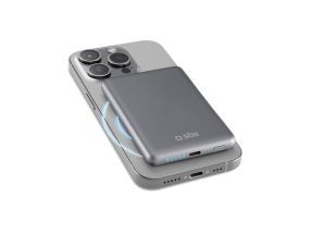 SBS SlimMag, 5000 mAh, gray - Power bank