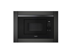Whirlpool, 20 L, 800 W, black/inox - Built-in Microwave Oven with Grill