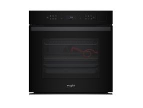 Whirlpool, 73 л, гпиролитическая очистка, черный - Интегрируемый духовой шкаф