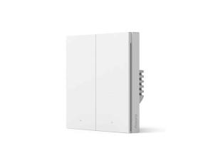 Aqara Smart Wall Switch H1, ilma neutraalita, 2 lülitit - Nutikas seinalüliti