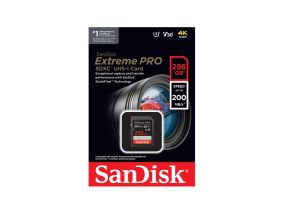 SanDisk Extreme Pro UHS-I, SDXC, 256 GB, black - Memory card