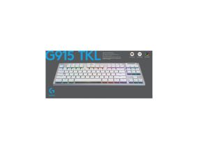 Logitech G915 TKL Tactile, SWE, белый - Механическая клавиатура