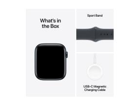 Apple Watch SE, 44 mm, GPS, sport band, M/L, must alumiinium / must - Nutikell