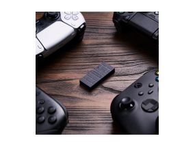 8BitDo USB Wireless Adapter 2, must - Juhtmevaba juhtpuldi adapter