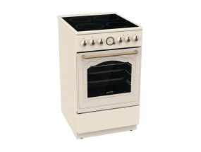GORENJE, retro, 11 functions, 70 L, beige - Ceramic stove