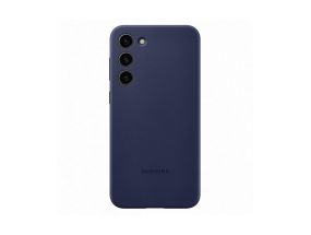 Samsung Galaxy S23+ Силиконовый чехол темно-синий - Чехол