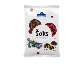 Chocolate snack SHOKS wild berry, 100g