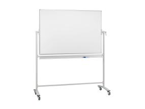 valge tahvel ratastel 2000x1220mm kahepoolne ümber telje pöörlev E3/E4