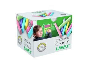 Blackboard chalk colored LINEX 100 pcs in a pack