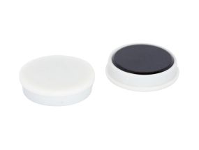 Whiteboard magnet 13mm white 8pcs in a pack