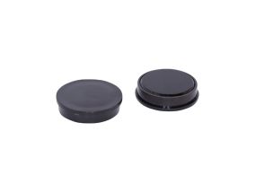 Magnet black - 24 mm, holding power 3N, height 7 mm, 6 magnets per blister card