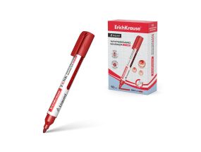 White board marker with liquid ink ErichKrause® Liquid LW-600, color: red (box 10 pcs.)
