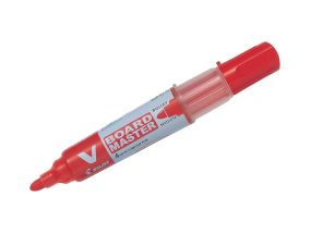 V Board Marker bullet tip red
